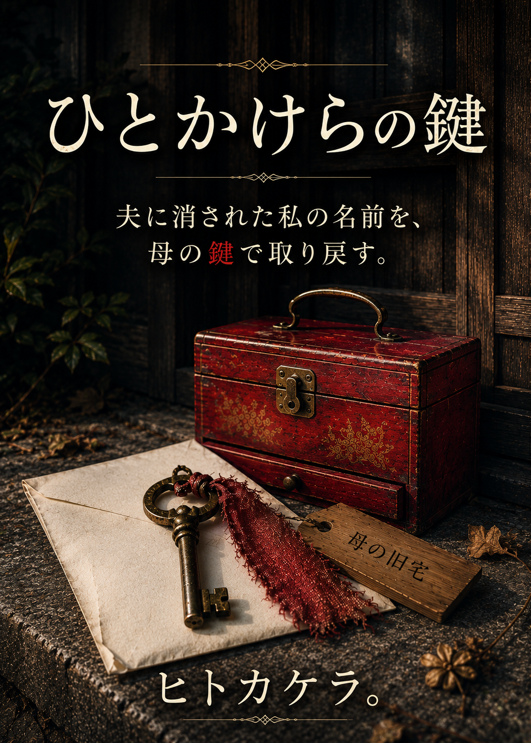 ひとかけらの鍵――夫に消された私の名前を、母の旧宅で取り戻す 表紙