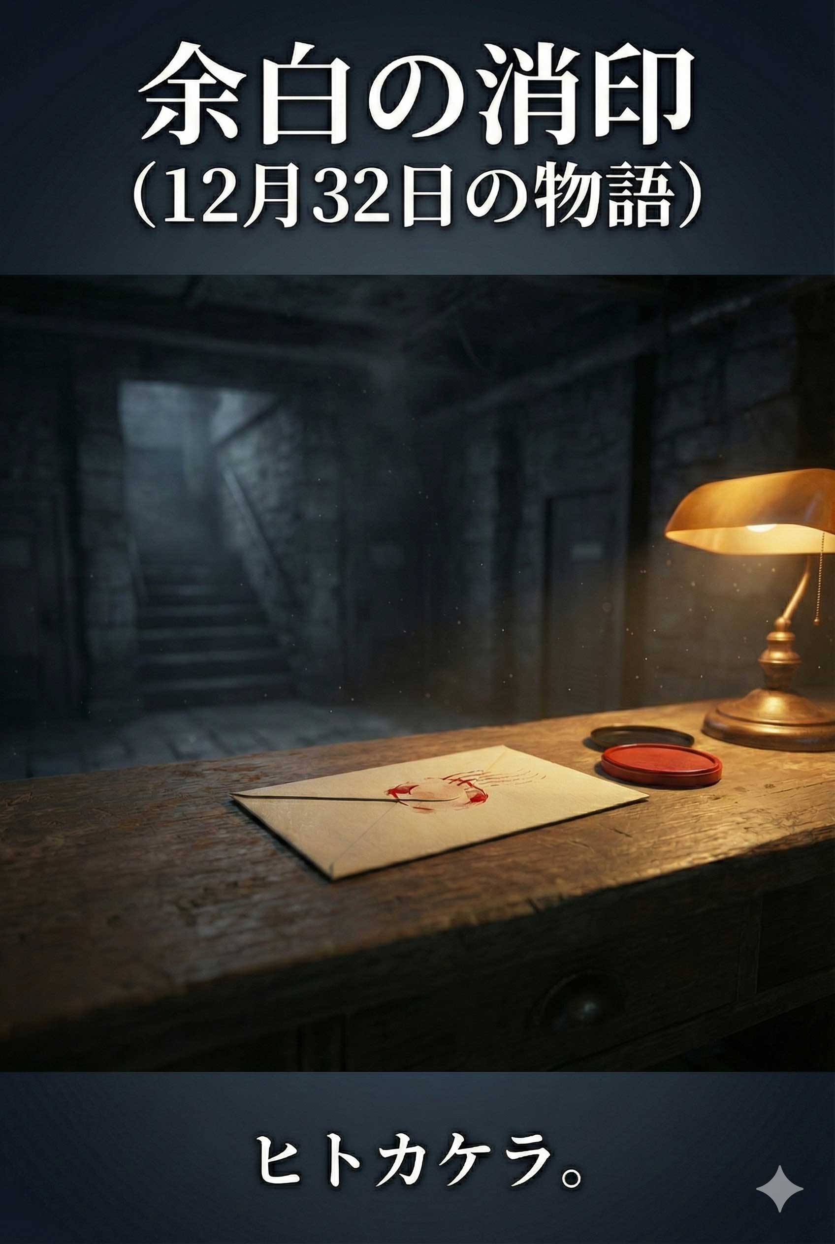余白の消印（12月32日の物語）　――余白窓口で、出しそびれた手紙を発送する ー表紙